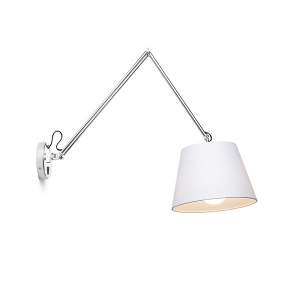 ASHLEY nástěnná bílá chrom 230V E27 42W - RED - DESIGN RENDL
