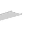 Difuzor KLUŚ TECH-50 pro LED hliníkové profily šedý 2m