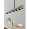22 01 30 gantlights c1 pendelleuchte eiche oxidiertes kupfer diagonal uber tisch aus