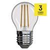 22473 led zarovka filament mini globe 4w e27 tepla bila