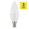 22497 led zarovka classic candle 7 3w e14 neutralni bila