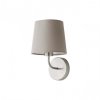 Nástěnná lampa Piccadilly 1xE27 (Barva saténový nikl, Barva stínidla šedá)
