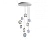 bomma lens chandelier 9 pendant blue clear 590x675