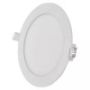 LED zápustný panel NEXXO ø17cm, 12,5W, kulatý, bílý