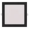 LED zápustný panel NEXXO, 22,5cm, 18W, CCT, čtvercový, černý/stříbrný (Barva Černá)