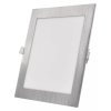LED zápustný panel NEXXO, 22,5cm, 18W, CCT, čtvercový, černý/stříbrný (Barva Černá)