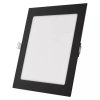LED zápustný panel NEXXO, 22,5cm, 18W, CCT, čtvercový, černý/stříbrný (Barva Černá)