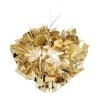 lampada sospensione veli oro