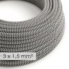 48293 textilni elektricky kabel 3x1 5 umely hedvab rz04 cik cak cerny
