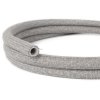 creative tube ohebna trubice potazena sedou lnenou tkaninou rn02 prumer 20 mm