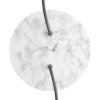 Kruhový stropní baldachýn ROSE ONE, 200 mm, 2 otvory a 4 boční otvory (Barva komponentu Světle zelená, Barva montury Černá)