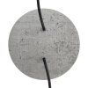 Kruhový stropní baldachýn ROSE ONE, 200 mm, 2 otvory a 4 boční otvory (Barva komponentu Světle zelená, Barva montury Černá)