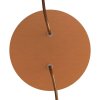 Kruhový stropní baldachýn ROSE ONE, 200 mm, 2 otvory a 4 boční otvory (Barva komponentu Světle zelená, Barva montury Černá)