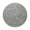 Kruhový stropní baldachýn ROSE ONE, 400 mm, 12 otvorů a 4 boční otvory (Barva komponentu Světle zelená, Barva montury Černá)