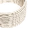 ultra mekky silikonovy elektricky kabel s bilou melange podsivkou rn01 kulaty 2x075 mm 2