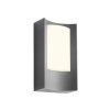 LED venkovní nástěnné svítidlo Warp, v.20cm, IP44