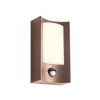 LED venkovní nástěnné svítidlo Warp se senzorem, v.20cm, IP44