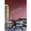 Závěsné LED ovální svítidlo LEO, 2 ovály, ø95cm/ø130cm