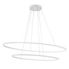 Závěsné LED ovální svítidlo LEO, 2 ovály, ø95cm/ø130cm