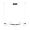 Designové LED závěsné svítidlo lineární SINCLAIR, d.87cm