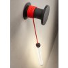 Designové nástěnné LED svítidlo SWING, v.39cm, strukturované