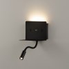 Nástěnné LED svítidlo CALMA, 6W + 3W, CRI90, 2x vstup USB a USBC