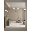Nástěnné LED svítidlo PARMA, v. 28 cm, 1xE27 15W, IP44