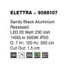47903 8 zavesne zapustene led svitidlo elettra 20w 3000k