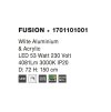 Závěsné LED svítidlo FUSION, 53W 3000K