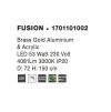 Závěsné LED svítidlo FUSION, 53W 3000K