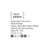 Venkovní stropní svítidlo CECI černý hliník skleněný difuzor Osram LED 6W 3000K 76st. IP65