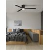Stropní ventilátor DELL tělo z hliníku, 3ABS dřevěné listy