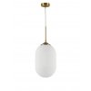 Závěsné svítidlo ATHENA opálové sklo mosazný kov E27 1x12W