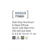 Venkovní nástěnné svítidlo NODUS, GU10 1x7W IP54 světlo dolů