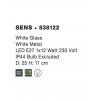 Stropní svítidlo SENS, 25cm, E27 1x12W, IP44