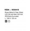 Závěsné svítidlo VEDA, čiré sklo G9 5x6W
