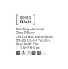 Venkovní nástěnné svítidlo SOHO, LED 2x3W 3000K 2x60st. IP54