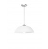 Závěsné svítidlo VINCA, bílé sklo, 40cm, E27 1x12W