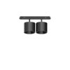 316307 WEB001 EGO TRACK DOUBLE BIG 20W 3000K ONOFF BK