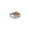 57388 svorka flexi 3x4 wago 221 413