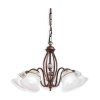 Závěsné vintage svítidlo FERRARA, ∅ 60 cm, 5xE14