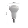 LED žárovka Classic R50 / E14 / 4 W (39 W) / 450 lm / neutrální bílá