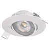 60412 1 led bodove svitidlo simmi bile kruh 5w tepla bila
