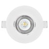 60412 3 led bodove svitidlo simmi bile kruh 5w tepla bila