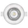 60421 4 led bodove svitidlo simmi stribrne kruh 5w neutr bila