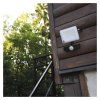 LED reflektor ILIO s pohybovým čidlem, 10,5W, černý, neutrální bílá, IP44