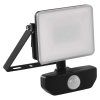 LED reflektor ILIO s pohybovým čidlem, 10,5W, černý, neutrální bílá, IP44
