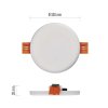 60529 3 led vestavne svitidlo vixxo kruhove bile 7 5w neut bila ip65