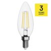 LED žárovka Filament svíčka / E14 / 6 W (60 W) / 810 lm / neutrální bílá