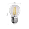 LED žárovka Filament Mini Globe / E27 / 6 W (60 W) / 810 lm / neutrální bílá